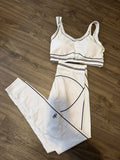 ALO HEART THROB WHITE SET