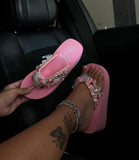 BEDAZZLED HK FLIP FLOPS