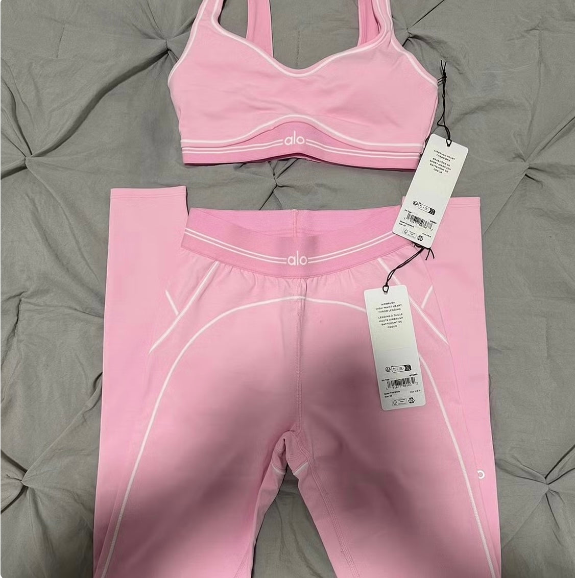 ALO HEART THROB SWEET PINK SET