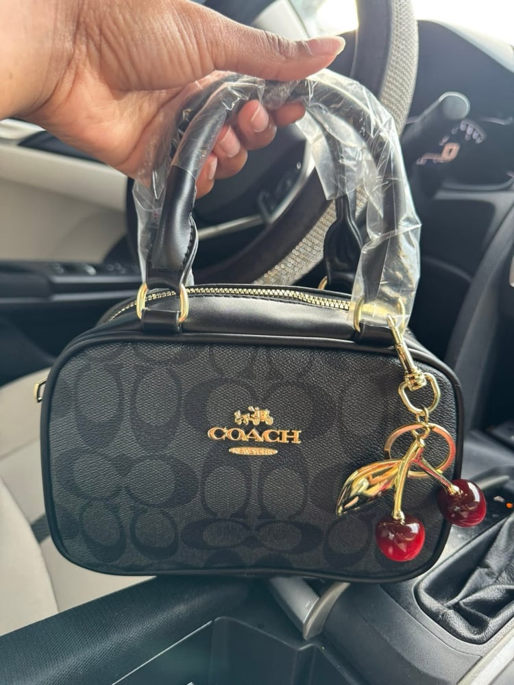 Coach Bag with Cherries