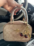 Coach Bag with Cherries