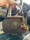 Coach Bag with Cherries