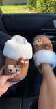 HK PLUSH SLIPPERS