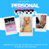 PERSONAL JEWELRY VENDOR