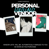 PERSONAL LULU/ALO VENDOR