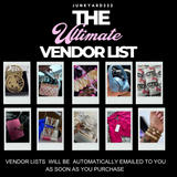 THE ULTIMATE VENDOR LIST